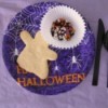 cookie on Halloween plate