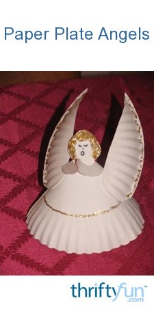 Paper Plate Angels | ThriftyFun