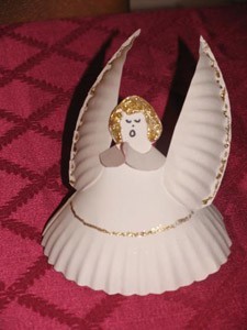 Paper Plate Angel Craft