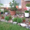 Display Rock Collection In Garden