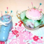 Vintage China Pin Cushions