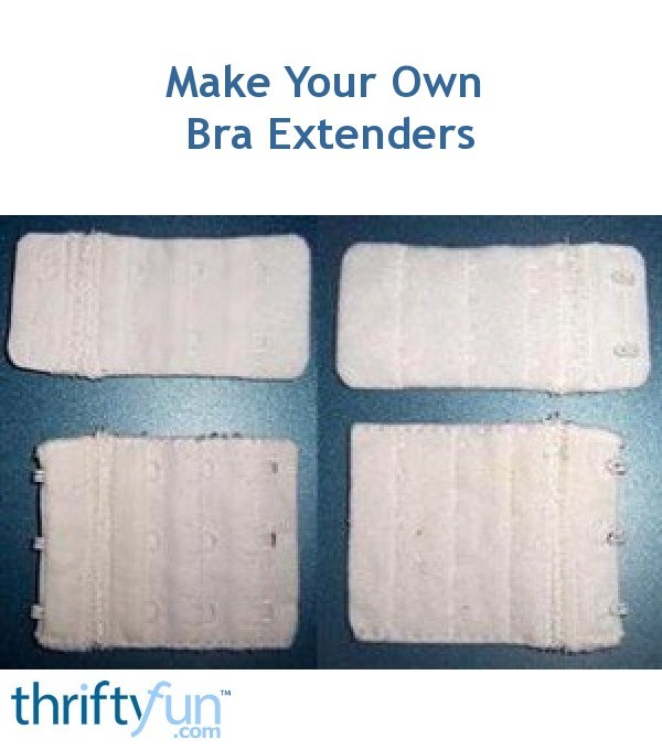 Make Your Own Bra Extenders ThriftyFun