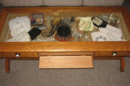 Converted Coffee Table Display Case