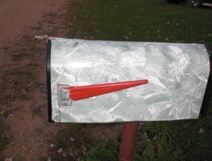 Update Mailbox With Shelf Paper