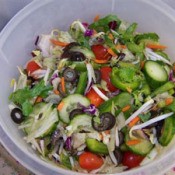 Kibbutz Israeli Salad in bowl