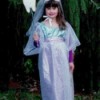 young girl dressed as tooth fairy