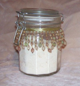 clamp jar with beads