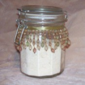 clamp jar with beads