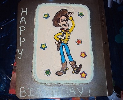 Toy Story "Woody" Cake