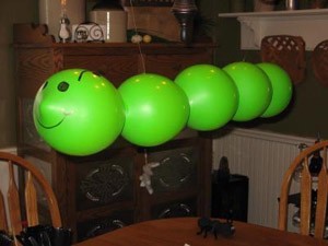 green balloon caterpillar