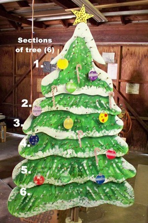 Recycled Cardboard Christmas Tree