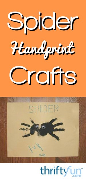 Spider Handprint Crafts | ThriftyFun