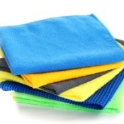 Microfiber cloths.