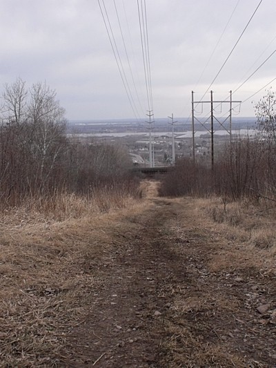 Dirt trail.