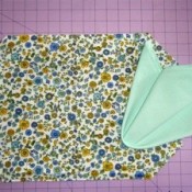 floral placemat and napkin