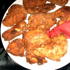 plate of chicken