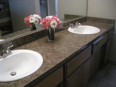 Painting a Faux Granite Counter Top