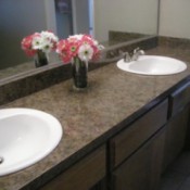 Painting a Faux Granite Counter Top