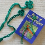 Shamrock book marks with a Birds of Washington book.