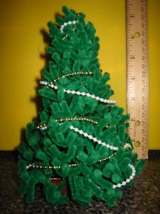 Pipe cleaner tree.