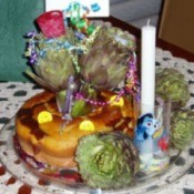 Artichoke Birthday Cake