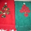 Decorated towels.