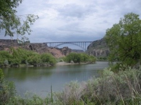 A bridge in Twin Falls, Idaho.