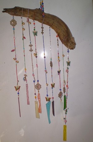 Finished wind chime.