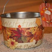 Decorated pail