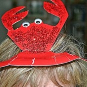paperplate crab hat