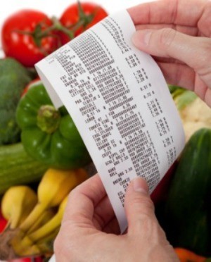 shopping receipt