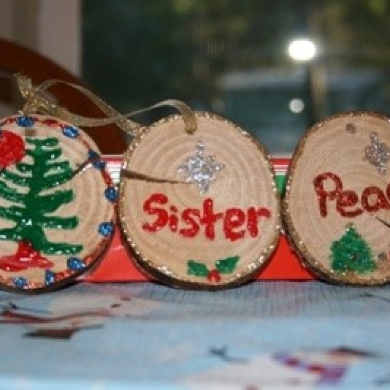 Making Christmas Tree Trunk Ornaments My Frugal Christmas