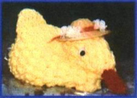 Crochet Jellybean Duck - little yellow crochet duck