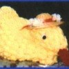 Crochet Jellybean Duck - little yellow crochet duck