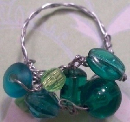 Emerald Baubles Ring