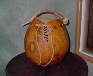 gourd with handle