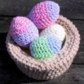 pastel crochet egg covers
