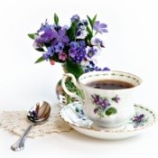 Mother's Day Tea Basket With Flavored Sugars