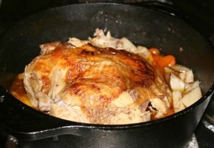 garlic roast chicken