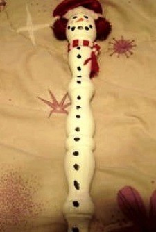 Bedpost Snowman