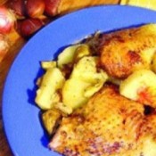 Chicken With Chestnuts on plate