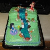 Fairytale decorated Cake
