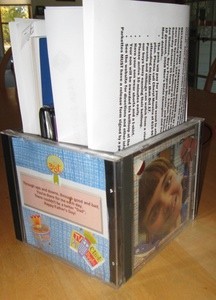 Craft: Organizer from CD Cases