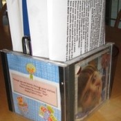 Craft: Organizer from CD Cases