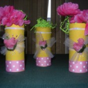 Frugal Party Vases