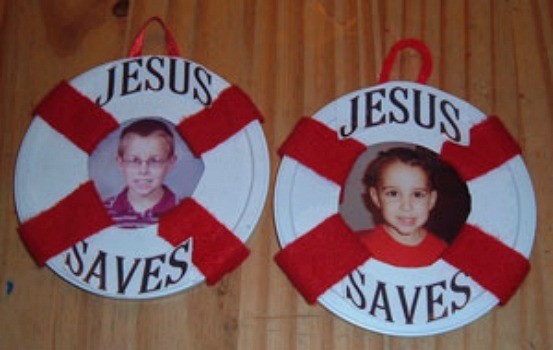 Jesus Saves Picture Frame