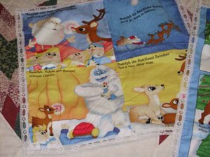 mini Rudolf quilt