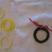 pipe cleaner wrapped milk jug ring