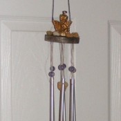 Angel Windchime made with recycled materials