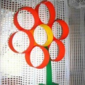 construction paper flower